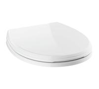 Delta Lunette WC ronde avant avec fermeture lente Blanc 801901-WH