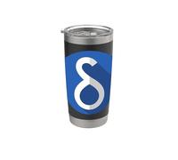Delta minuscule - Quatrième lettre de l'alphabet grec Gobelet isotherme en acier inoxydable double paroi