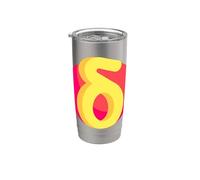 Delta minuscule - Quatrième lettre de l'alphabet grec Gobelet isotherme en acier inoxydable double paroi