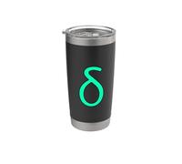 Delta minuscule - Quatrième lettre de l'alphabet grec Gobelet isotherme en acier inoxydable double paroi