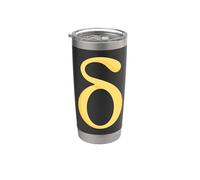 Delta minuscule - Quatrième lettre de l'alphabet grec Gobelet isotherme en acier inoxydable double paroi