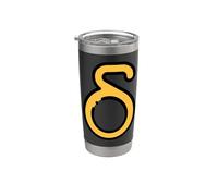 Delta minuscule - Quatrième lettre de l'alphabet grec Gobelet isotherme en acier inoxydable double paroi