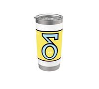 Delta minuscule - Quatrième lettre de l'alphabet grec Gobelet isotherme en acier inoxydable double paroi