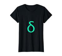 Delta Minuscule - Quatrième Lettre de l'alphabet Grec T-Shirt Graphique avec Valeur