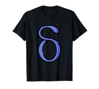 Delta Minuscule - Quatrième Lettre de l'alphabet Grec T-Shirt Graphique avec Valeur