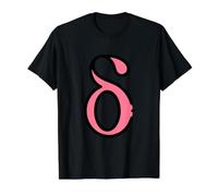 Delta Minuscule - Quatrième Lettre de l'alphabet Grec T-Shirt Graphique avec Valeur