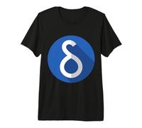 Delta Minuscule - Quatrième Lettre de l'alphabet Grec T-Shirt Haut de Gamme