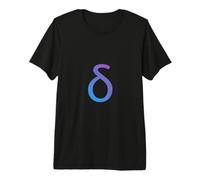 Delta Minuscule - Quatrième Lettre de l'alphabet Grec T-Shirt Haut de Gamme
