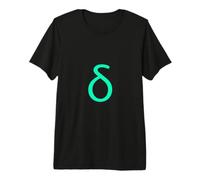 Delta Minuscule - Quatrième Lettre de l'alphabet Grec T-Shirt Haut de Gamme