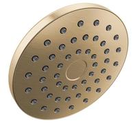 Delta PivotPro 75104CZ Pomme de douche à effet pluie or brossé, réglage simple, 17,8 cm, débit de 1,75 GPM, bronze champagne