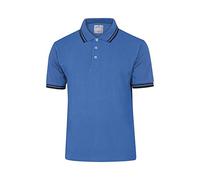 Polo AGRA manches courtes 100 % coton bleu TM - DELTA PLUS - AGRABLTM