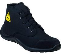 Delta-Plus Arona S1P SRC Chaussures de sécurité modernes légères en toile avec embout en acier Noir Pointure 43, Noir , 44 EU