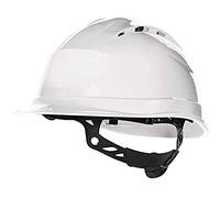 Delta Plus - Casque de chantier ventilé en polypropylène ajustement Rotor Blanc