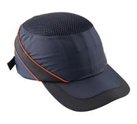 Delta Plus Casquette anti-chocs en polyamide avec intérieur beige Gris