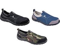 Delta PLus - Chaussures en Polyester et Coton avec Semelle en polyuréthane, Taille 44 EU, Couleur : Gris/Bleu