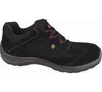 Delta Plus Chaussures - Jeu Chaussure croûte de cuir en polyuréthane noir/rouge taille 40 (la paire)