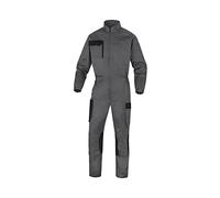 Delta Plus Combinaison de travail 65% polyester 35% coton 245gr 1 zip MACH 2 Deltaplus M2CO3, Gris/orange, XL