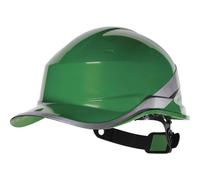 Delta Plus Casquette de base-ball Diamond V bandes réfléchissantes vert taille unique