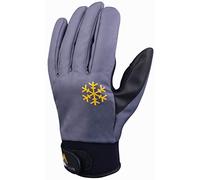 Delta plus - Ensemble gant polyester polyuréthane gris/noir taille 7(1paire)