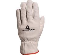 Delta Plus FBN49 Gants de sécurité en cuir pleine fleur Gris, gris