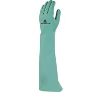 Delta Plus - Gant nitrile 46 cm clorinado Vert Taille 8