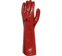 Delta Plus - Gant PVC Mastic longueur 40 cm Rouge Taille 10 - 12 paire