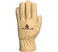 Delta Plus Gants de cuir - Gant hidrofugo Gras Tour Beige Taille 9