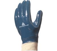 Delta Plus Gants sinteticos - Gant avec support Nitrile Bleu Puno Elastico/A Taille 10