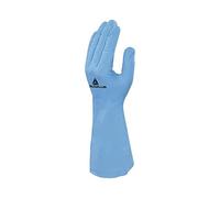 Delta plus Gants synthétiques - Gant nitrile bleu 30 cm taille 7