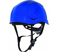 Delta Plus GRAPEBCFL Casque de chantier, style casque d’alpiniste, réglable, blanc, Einstellbar, bleu