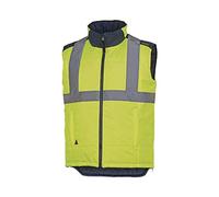 Delta Plus ind. haute visibilité - GILET AV réversible Oxford Taille - M Jaune fluo/bleu marine