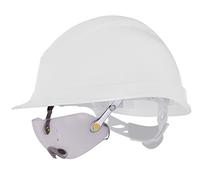 Delta Plus - Lunette en polycarbonate incolore adaptable Coque pièce aluminium argent