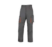 Delta Plus M2GI2VEGT Mach2 Gilet de travail en polyester/coton, L, Gris/orange fluo