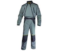 Delta Plus MACH2 Corporate Combinaison de travail en coton polyester avec double fermeture Éclair, S, Hellgrau-dunkelgrau