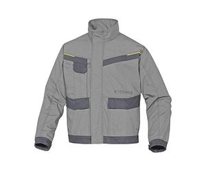 Delta Plus MCVE2GRGT Mach2 Corporate Veste de travail en polyester et coton Ripstop Gris clair/gris foncé Taille L