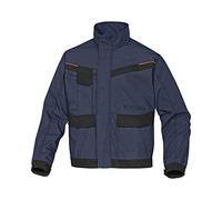 Delta Plus MCVE2MNXG MCVE2 Mach2 Veste de travail en polyester/coton Ripstop Taille XL Bleu marine/noir Lot de 10