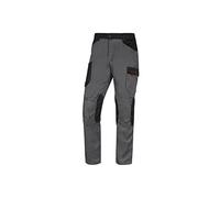 Delta Plus Pantalon de Travail d'hiver doublé MACH2 Regular élastique Taille Genou préformés 7 Poches Poids 245 g Deltaplus M2PW3 - XL, Gris AR, Gris Orange.