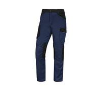 Delta Plus Pantalon de travail MACH 2 V3 multipoches bleu marine/bleu roi TM