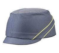 Delta Plus Protection Tête - Casquette antichoc ventilée 5 cm Imprimé polyéthylène Gris Jaune