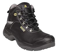 Delta Plus SAUL2ES3NO42, chaussures en cuir nappé pigmenté S3 SRC ESD Noir 42 ,1 paire