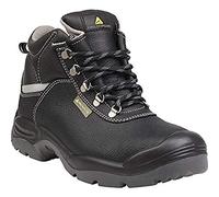 Delta Plus SAUL2S3NO40 Chaussures haute en cuir pleine fleur pigmenté S3 Src Noir Pointure 40