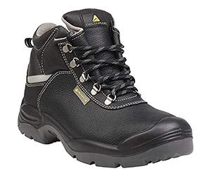 Delta Plus SAUL2S3NO40 Chaussures haute en cuir pleine fleur pigmenté S3 Src Noir Pointure 40