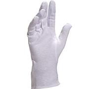 Delta PLus Venitex - Gants coton blancs ourlet COB40 - Couleur : Blanc - Taille : 06