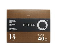 Delta Q 40 Capsules Café EpiQ, Intensité 12, Espresso Intense avec des notes de fruits à coque torréfiés, Compatibles avec les Machines Delta Q, Fabriqué en Portugal