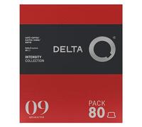 Delta Q 80 Capsules de Café Qharacter, Intensité 9, Compatibles avec les Machines Delta Q, Espresso Intense aux Notes de Caramel et Fruits Secs, Fabriqué en Portugal