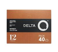 Delta Q Qharisma 40 Capsules de Café, Intensité 12 | Compatibles avec les Machines Delta Q, Stimulant avec des Notes de Noix Grillée et Touche Fruitée