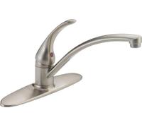 Delta robinet B1310lf-ss des fondations Core-b Poignée simple robinet de cuisine, inoxydable