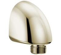 Delta Robinet mural coude pour douche à main en nickel poli, robinet mural pour douche à main, robinet mural pour douche à main, union murale en nickel poli, robinet nickel poli 50560-PN-PR