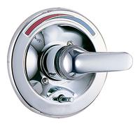 Delta Robinet T13391 Classic Série 13 Robinet de robinet uniquement - Déviateur à bouton poussoir Chromé