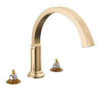 Delta Robinet T2788-CZ-PR-LHP Tetra Roman Baignoire, Lumicoat Champagne Bronze